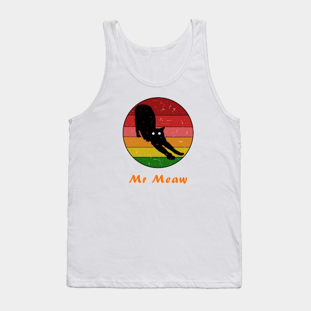 Mr Meaw Tank Top by wael store